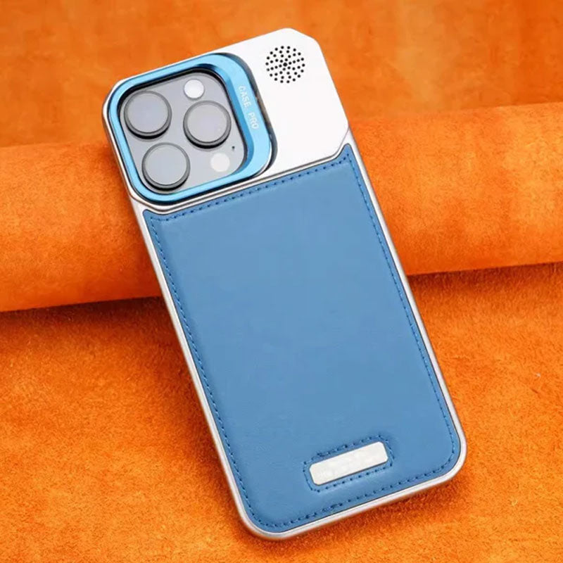 Ultratynt rammeløst skinndeksel til telefonen – med stativ og magnetisk funksjon