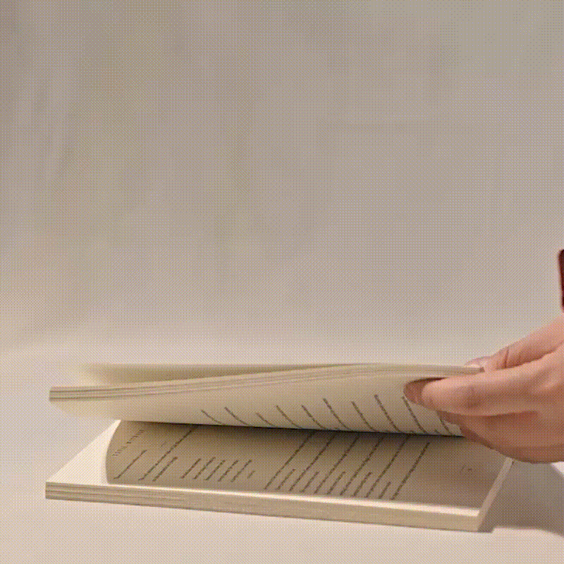 Personlig magnetisk pennholder i skinn, bokmerke