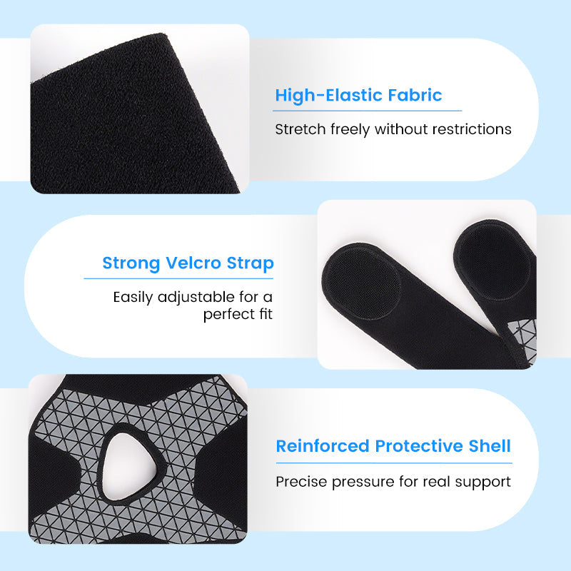 Justerbar elastisk ankelstøtte