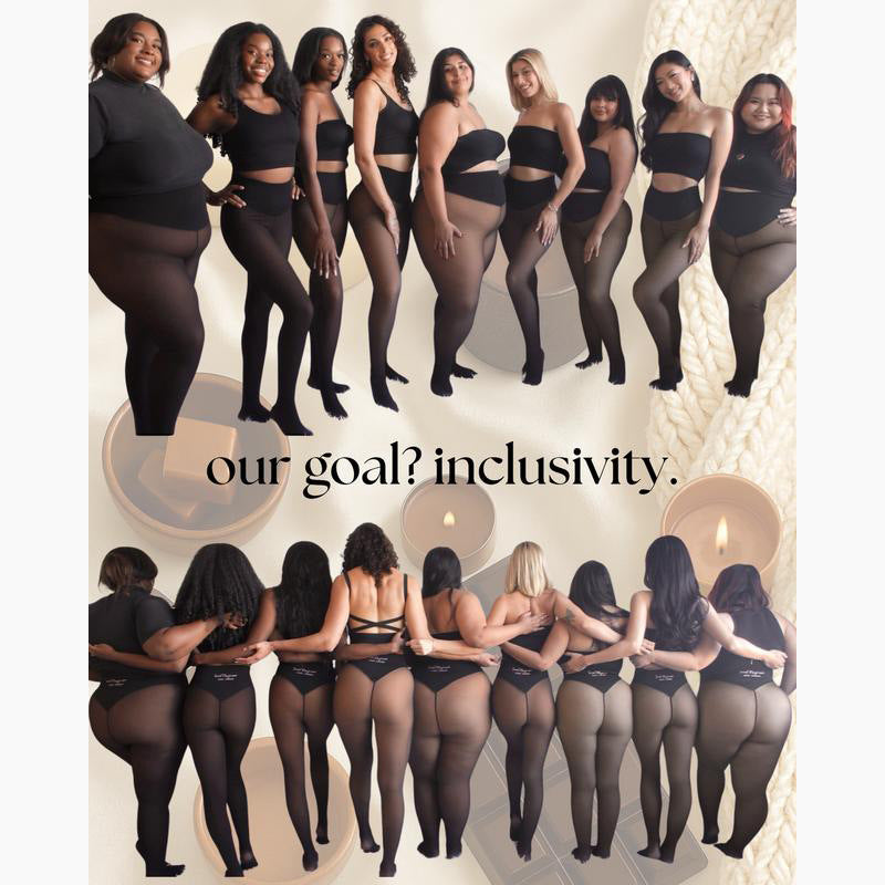 ⚡50 000+ SOLGT!❄️Formforsterkende fleeceleggings med én søm✨✨Hold deg varm. Se flott ut. 💕