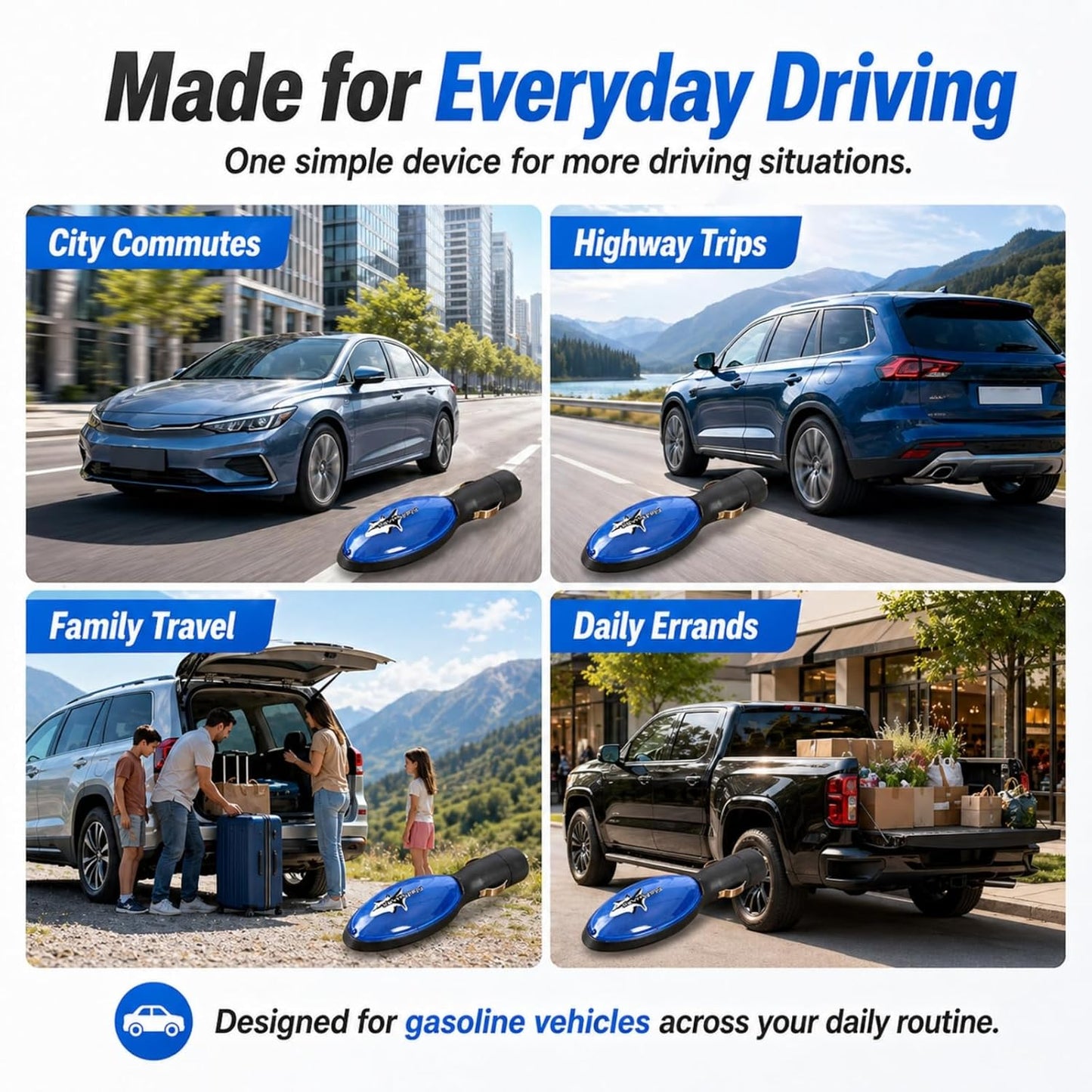đ 2026 New Upgrade FuelShark Fuel Sync Device â Automotive Gas Saver for Cars & Trucks, Spill Saver