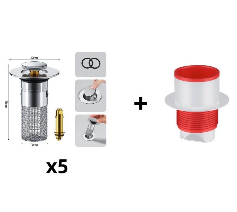 Bodenablauffilter aus Edelstahl