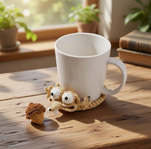 🐹 Handgefertigte Untersetzer aus Baumwolle