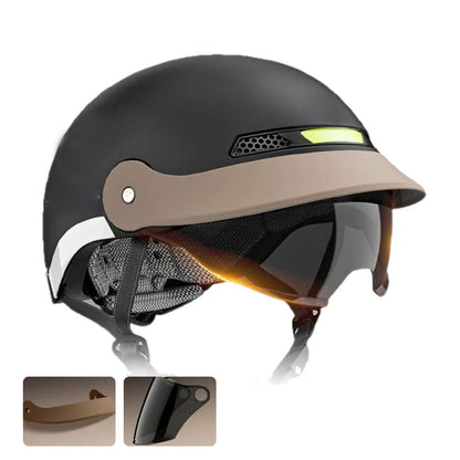 🛡️Pustende, lett og krasjsikker motorsykkelhjelm