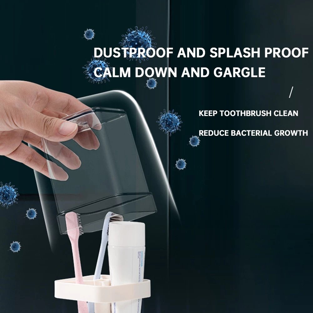 Stilig tannbørsteholder med lok