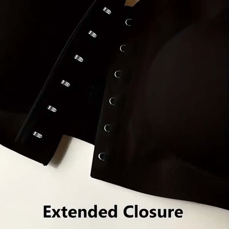 Sømløs lukking foran med skulderstropper og bandeau-BH