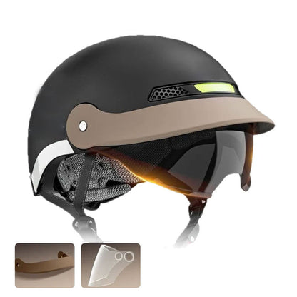 🛡️Pustende, lett og krasjsikker motorsykkelhjelm