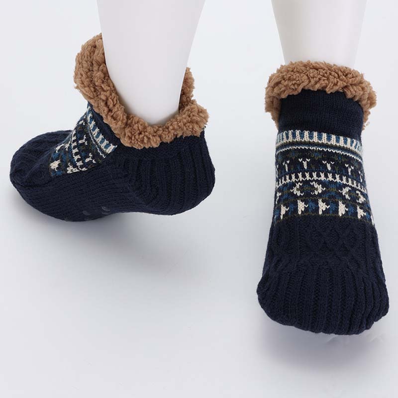 🧦 Jacquard-gulvsokker – Koselig varme for hvert skritt