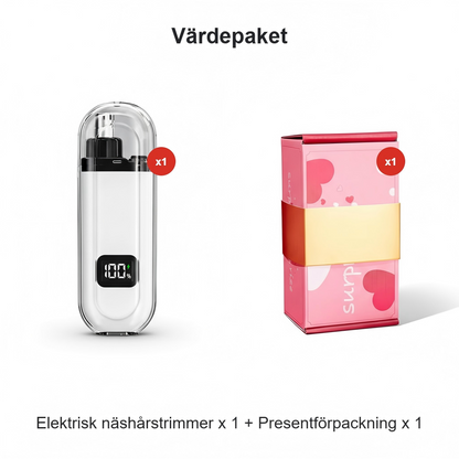 👃 Intelligenter elektrischer Nasenhaartrimmer | HALBER PREIS – 50 % RABATT! | Schmerzfreie Anwendung und wasserdichtes Design | Das perfekte Geschenk für die Körperpflege 🎄✨