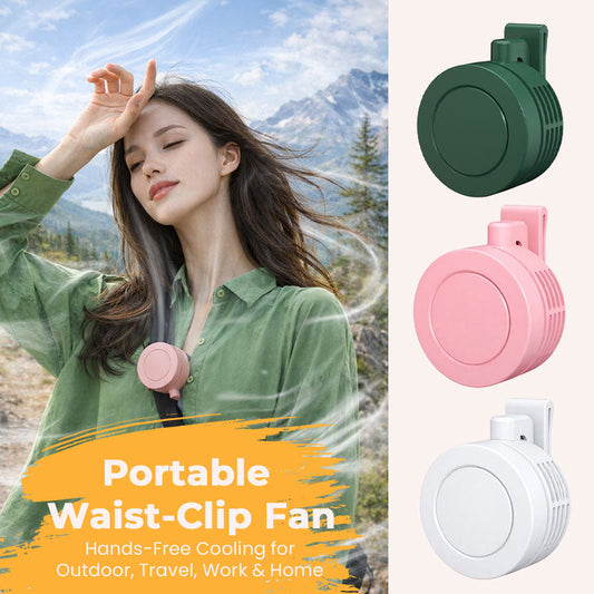Tragbarer Ventilator mit Hüftclip