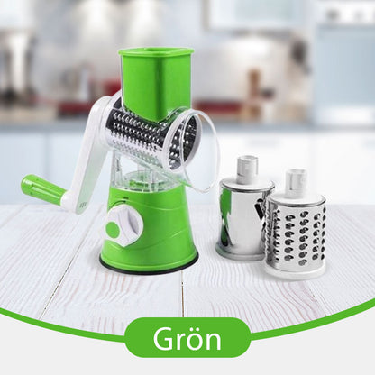 🥕Nur für kurze Zeit zum halben Preis: 3-in-1-Käseschneider und Gemüsereibe mit Drehfunktion.