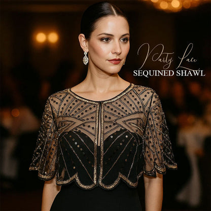 🎀2025 Ny ankomst✨Festlig blondeskjerf med paljetter