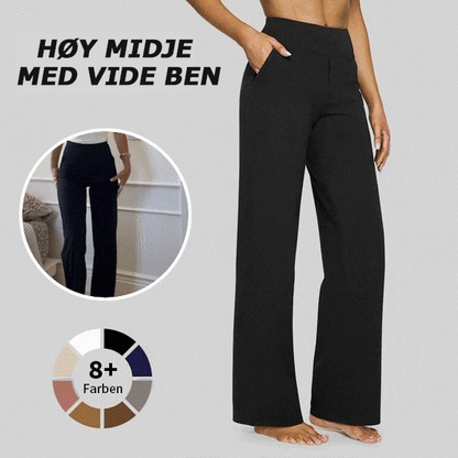 🔥Løse, høylivede forretningsbukser med uformelt liv