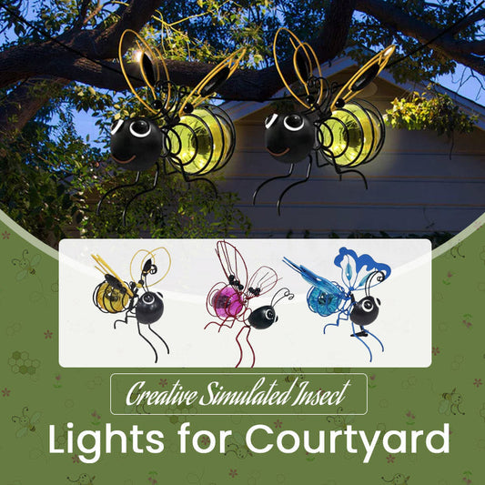🔥Superdeal! 40 % rabatt! – Kreative insektlamper til terrassen