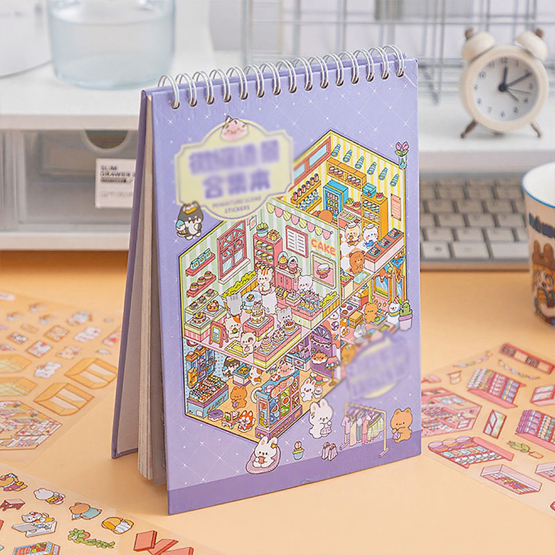 🌟Kreativitet møter lek🎨 Håndlagde klistremerker med stresslindrende motiver(Gratis pinsett)