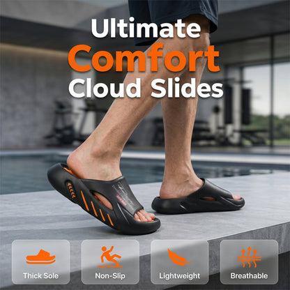 🥳SOMMERVERKAUF🥳💞ÜBER 50.000 VERKAUFT!💥49% RABATT! 🔥Rutschfeste Wolkensandalen mit dicken Sohlen für Herren