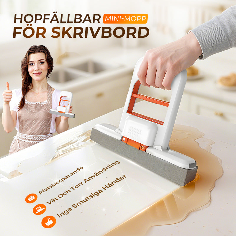 🧹✨Mini tragbarer selbstauswringender Wischmopp