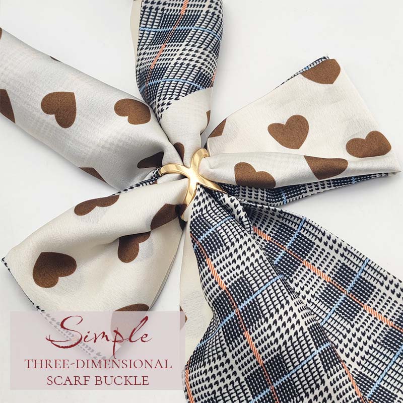 💕Kjøp 1 få 1 gratis🧣Enkelt tredimensjonalt skjerf Cli