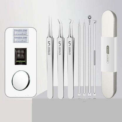 Sett for fjerning av hudormer i rustfritt stål