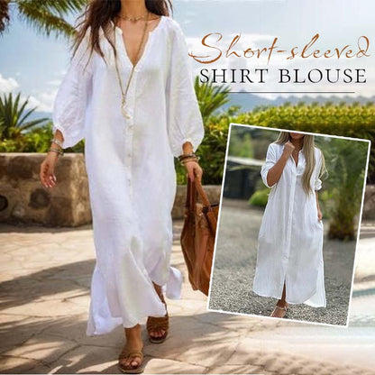 🌟Tidsbegrenset tilbud 39 % RABATT🎁Kortermede skjorter