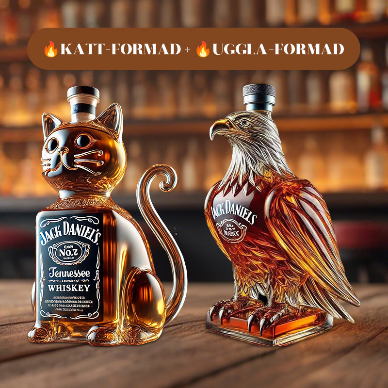 Kreativ whiskyflaske formet som en hund