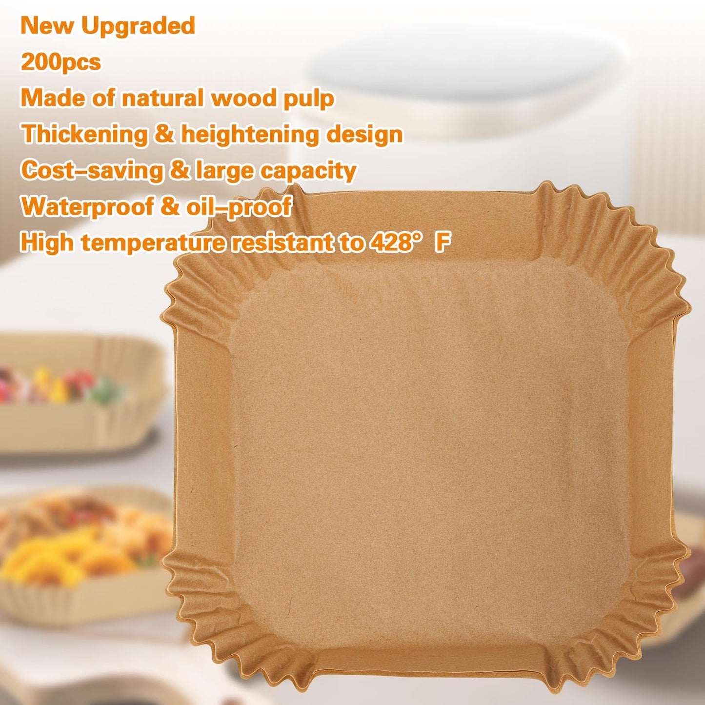 Einwegpapier für Heißluftfritteuse