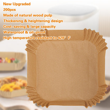 Einwegpapier für Heißluftfritteuse