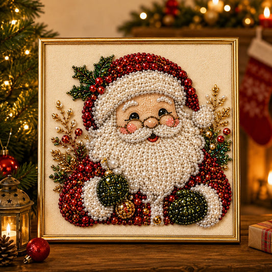 🧘Entspannend und für Anfänger geeignet – 🎨💎DIY-Diamond-Painting-Set mit weihnachtlichen Steinchen