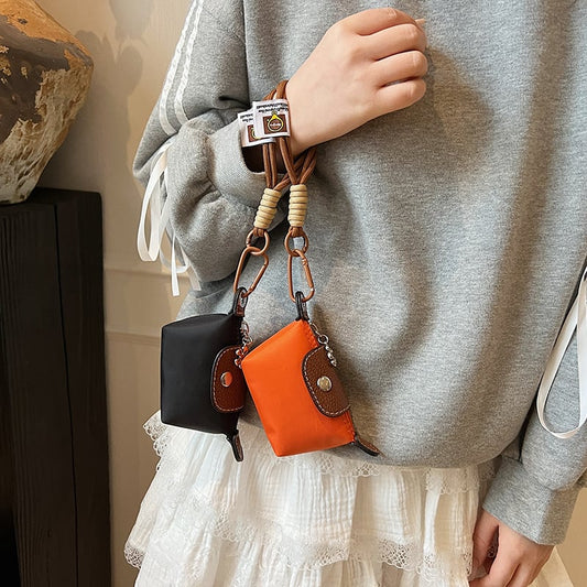 👛 Women's Mini Wallet - Detachable Wrist Strap