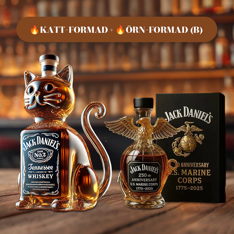 Kreativ whiskyflaske formet som en hund