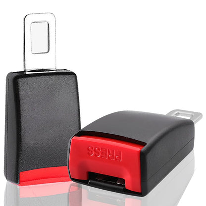 Rød bilbeltespenne forlengelse setebelteklips