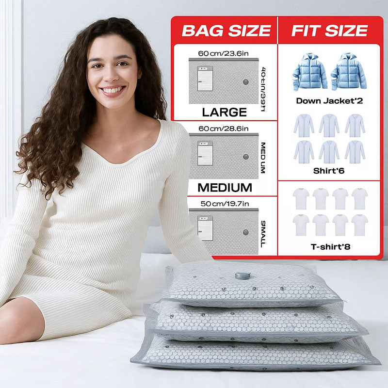 🔥Vakuumoppbevaringspose for reiser