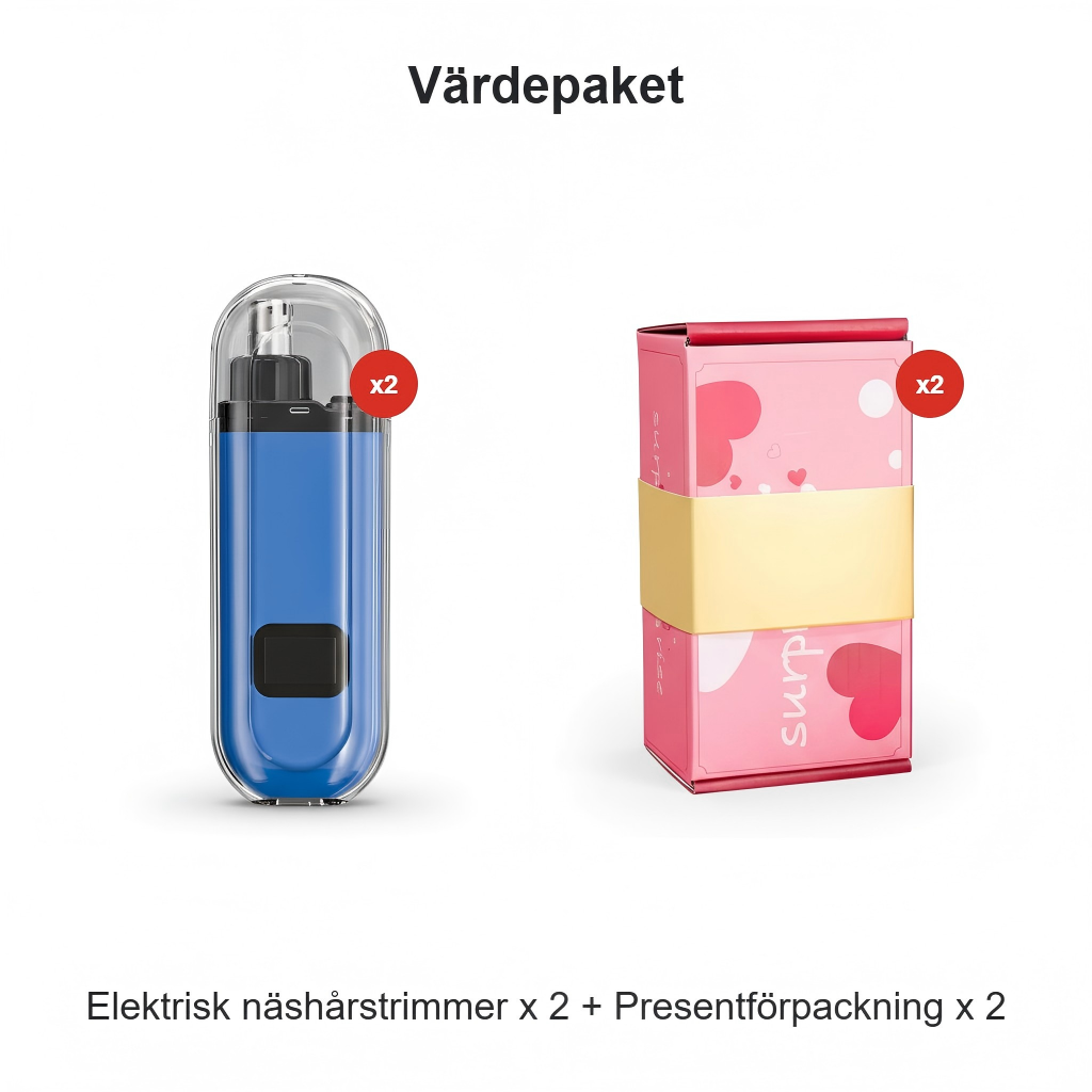 👃 Intelligenter elektrischer Nasenhaartrimmer | HALBER PREIS – 50 % RABATT! | Schmerzfreie Anwendung und wasserdichtes Design | Das perfekte Geschenk für die Körperpflege 🎄✨