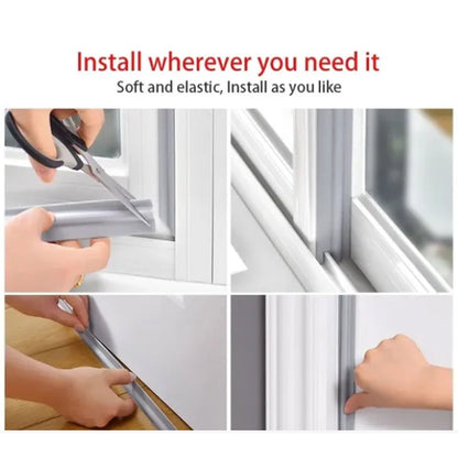 🏡Selvklebende tetninger for skyvedører og vinduer