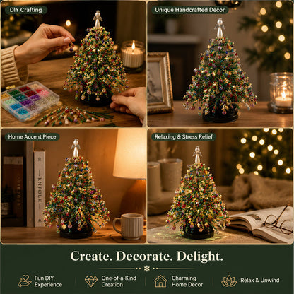 🎄DIY Weihnachtsbaum-Perlen-Set – 🎅Gestalte deine eigene glitzernde Weihnachtsdekoration