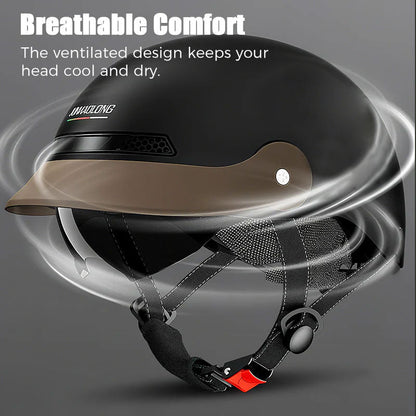 🛡️Pustende, lett og krasjsikker motorsykkelhjelm