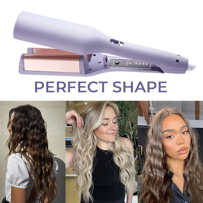 32 mm krølltang med fransk V-formet bølge