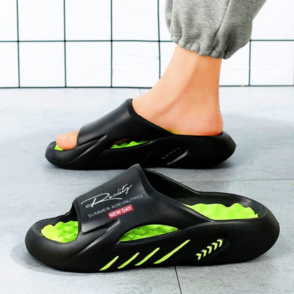🥳SOMMERVERKAUF🥳💞ÜBER 50.000 VERKAUFT!💥49% RABATT! 🔥Rutschfeste Wolkensandalen mit dicken Sohlen für Herren