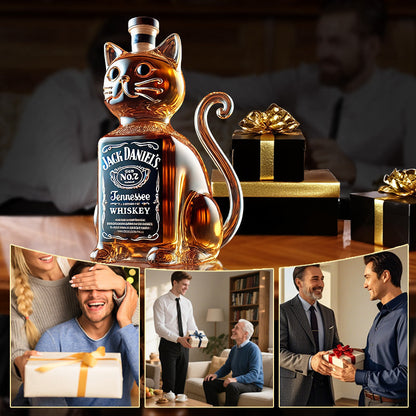 Kreativ whiskyflaske formet som en hund