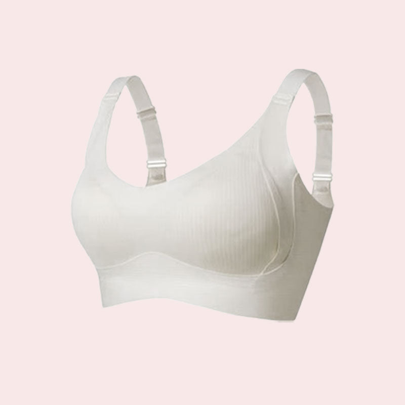 🏆️Gerippter Push-up-BH ohne Bügel für Damen