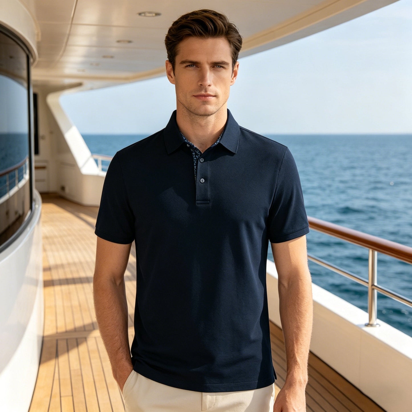 🔥Bestseller – 49% Rabatt👕3er-Pack Herren-Polos