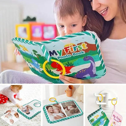 Min første babyfotobok med trygt speil