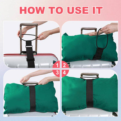 🧳Elastischer Gepäckgurt (Freihändig reisen) – Befestigen Sie Taschen am Koffer für Flughäfen/Urlaub/Geschäftsreisen!✈️