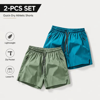 ❄️ Ice Silk Schnelltrocknende Sport-Shorts 4er-Pack – Uneingeschränkter atmungsaktiver Komfort