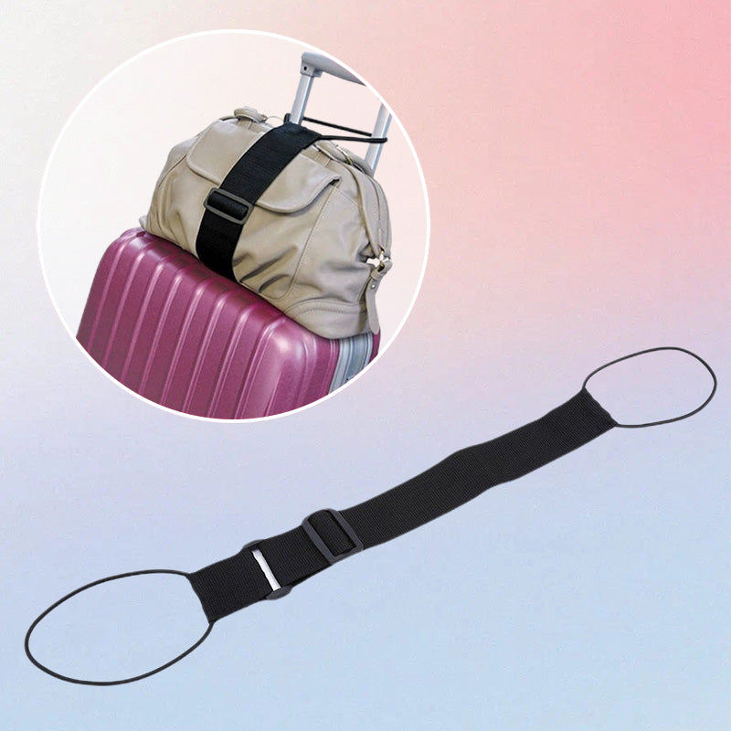 🧳Elastischer Gepäckgurt (Freihändig reisen) – Befestigen Sie Taschen am Koffer für Flughäfen/Urlaub/Geschäftsreisen!✈️
