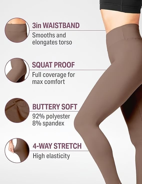 📢Ny Eksklusiv Ekstrapris -49% RABATT🔥Tights med høy midje, magekontroll og formende treningsleggings