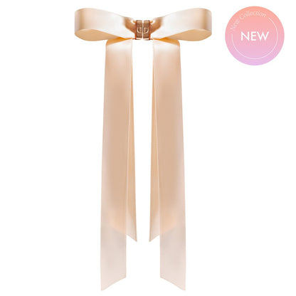 🎀 Magnetische Haarspange mit Satinschleife – sicherer Halt, eleganter Stil, keine Haarschäden! ✨💕
