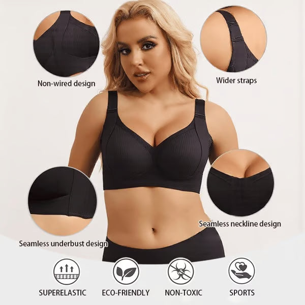 Vielseitiger, bequemer, kabelloser Push-up-BH mit Lift- und Flex-Funktion