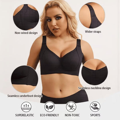 Vielseitiger, bequemer, kabelloser Push-up-BH mit Lift- und Flex-Funktion