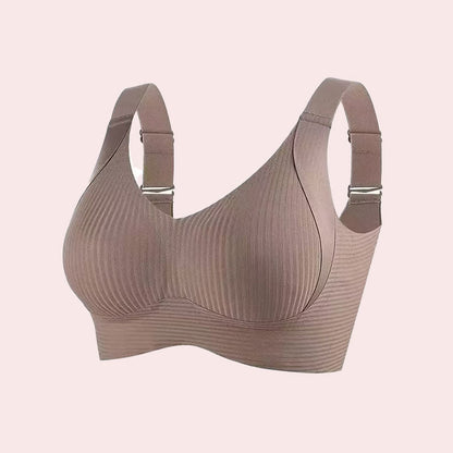 🏆️Gerippter Push-up-BH ohne Bügel für Damen